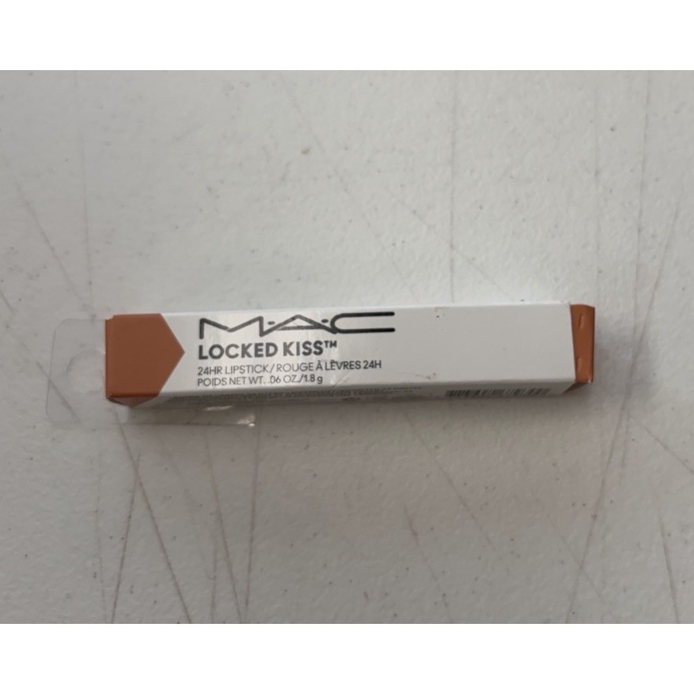 MAC Locked Kiss 24HR Lipstick Color 68 TEASER .06 oz New in Box